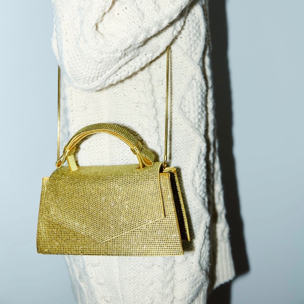 Sparkly mini city bag
